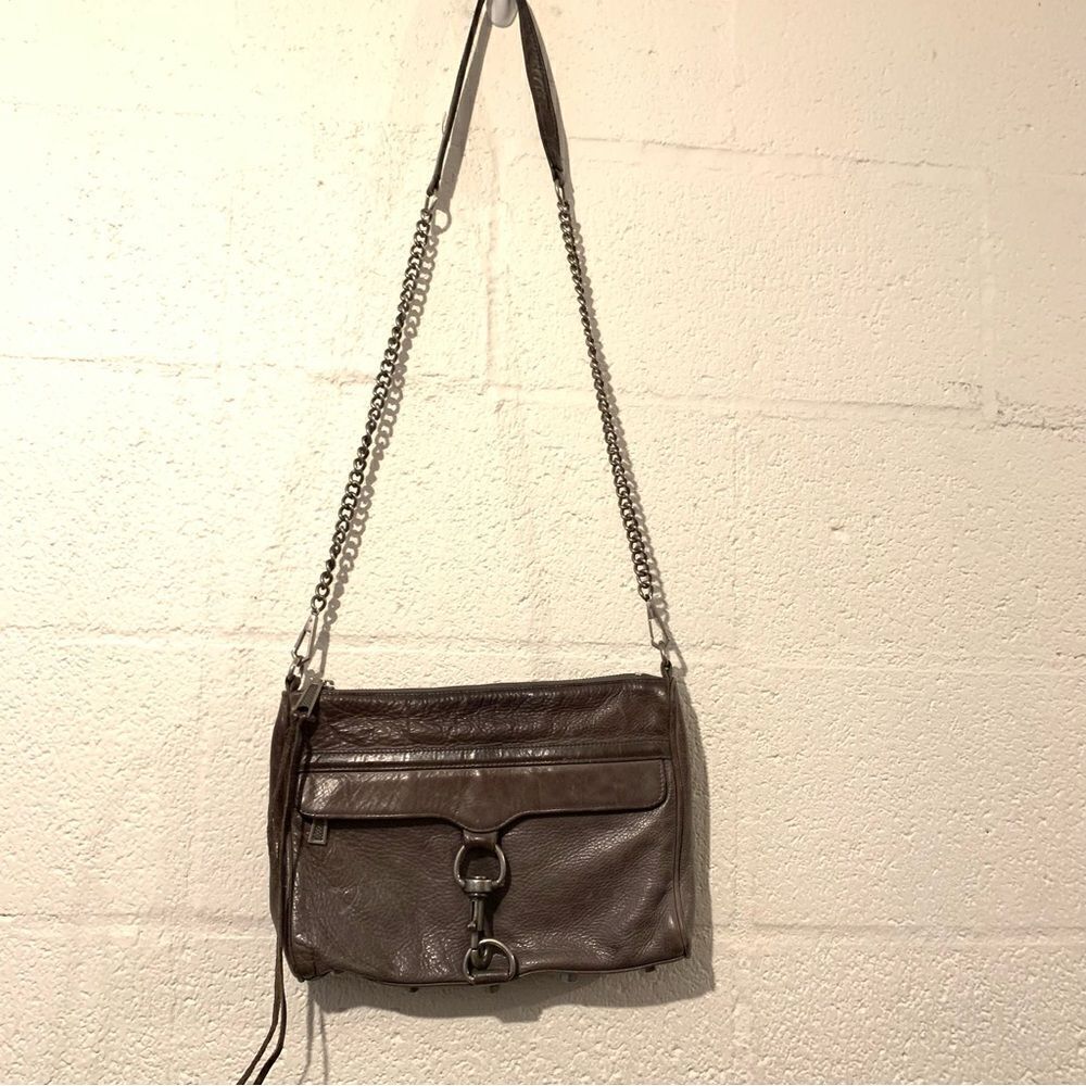 Rebecca Minkoff Gray Leather Crossbody